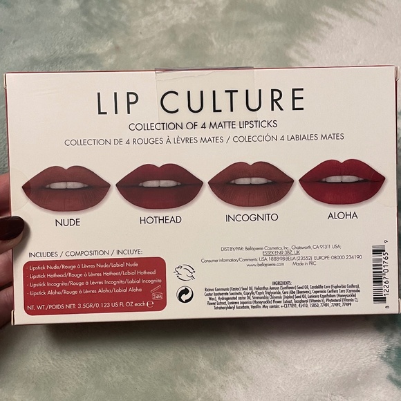 💄Bellapierre Cosmetics Lip Culture Collection (4 Matte Lipsticks) 💋 - Picture 4 of 8